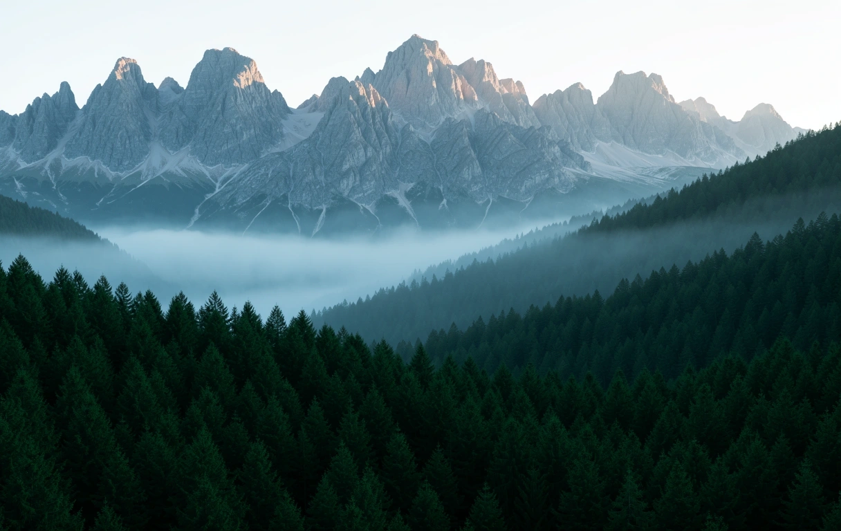 Alpine Atmosphäre